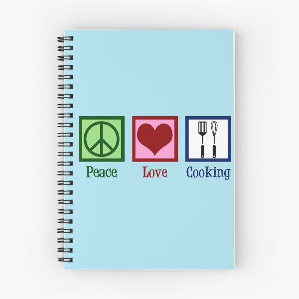 Item preview, Peace Love Cooking Restaurant Chef designed and sold by Epic Love Designs.