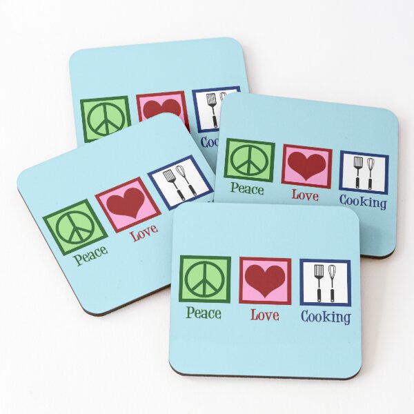 Item preview, Peace Love Cooking Restaurant Chef designed and sold by Epic Love Designs.