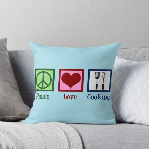 Item preview, Peace Love Cooking Restaurant Chef designed and sold by Epic Love Designs.