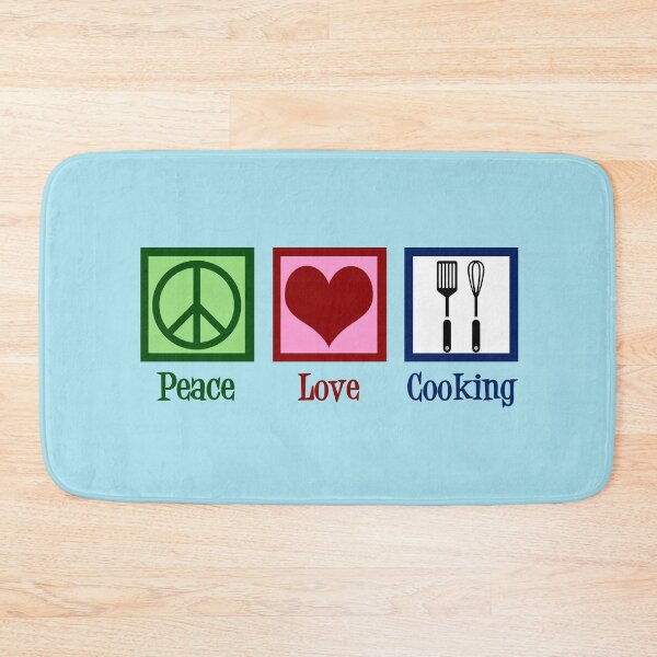 Item preview, Peace Love Cooking Restaurant Chef designed and sold by Epic Love Designs.
