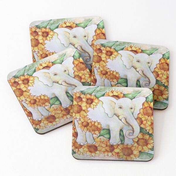 Item preview, Sunflower Elephant designed and sold by FrictionMaxxing.