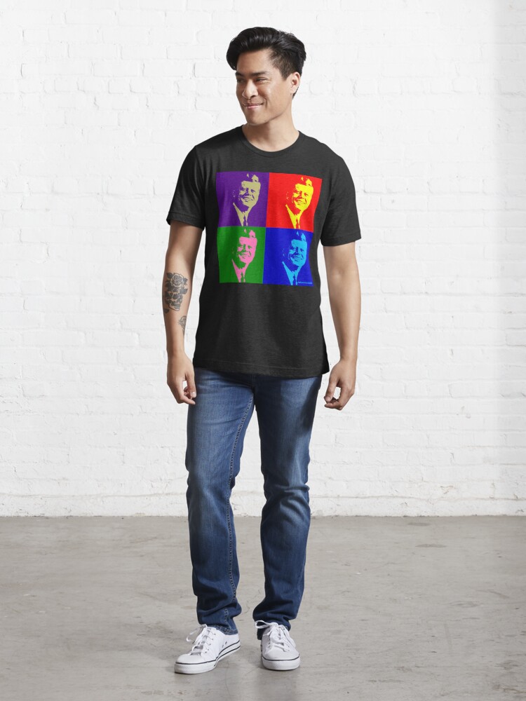 Alternate view of JFK Pop Art Essential T-Shirt
