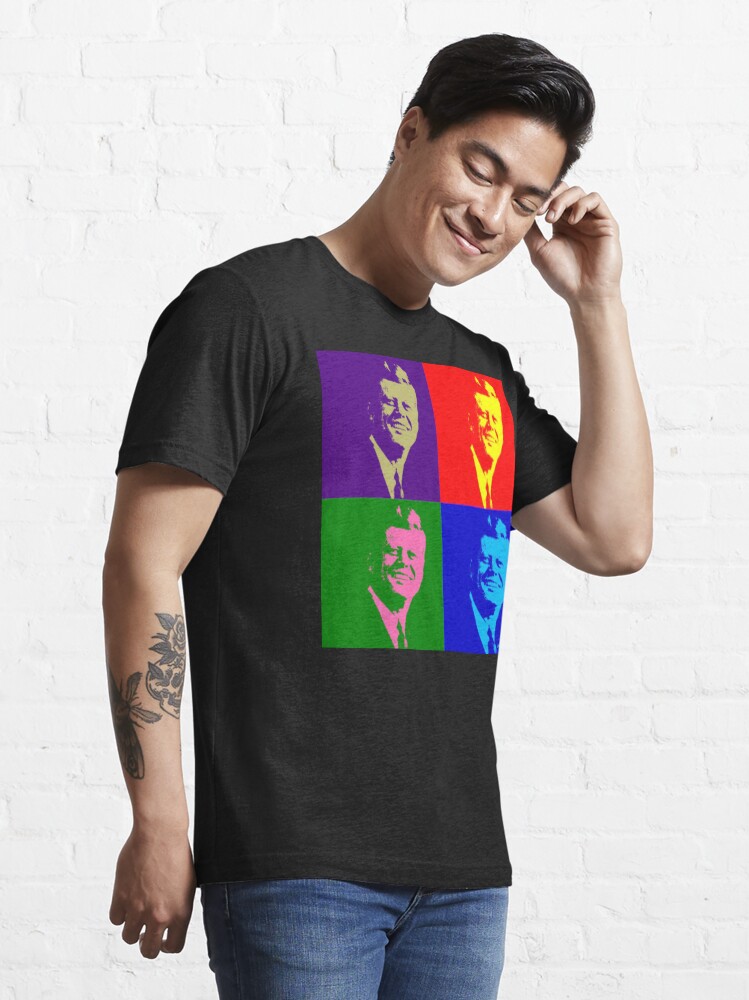 Alternate view of JFK Pop Art Essential T-Shirt