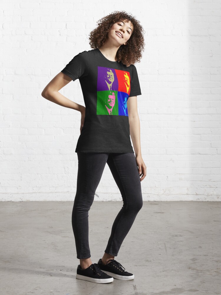 Alternate view of JFK Pop Art Essential T-Shirt