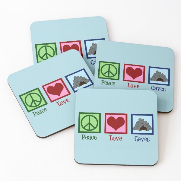 Item preview, Peace Love Caves designed and sold by Epic Love Designs.