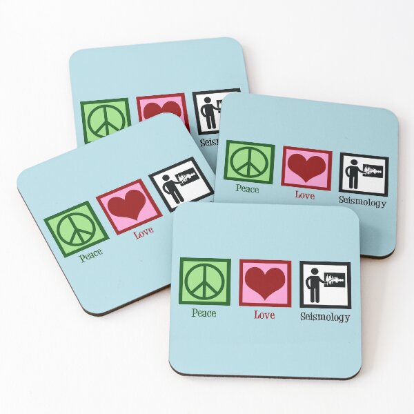Item preview, Peace Love Seismology designed and sold by Epic Love Designs.