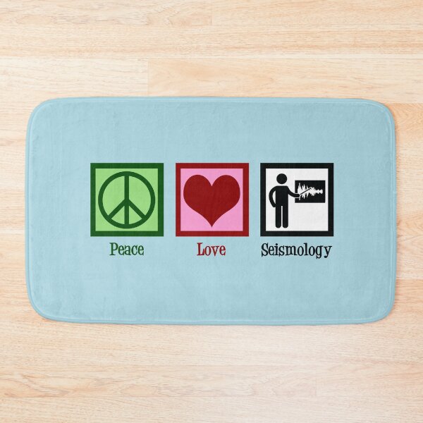 Item preview, Peace Love Seismology designed and sold by Epic Love Designs.