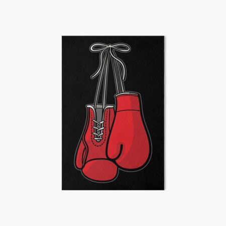 Hangende Boxhandschuhe Galeriedruck Von Mark0designs Redbubble