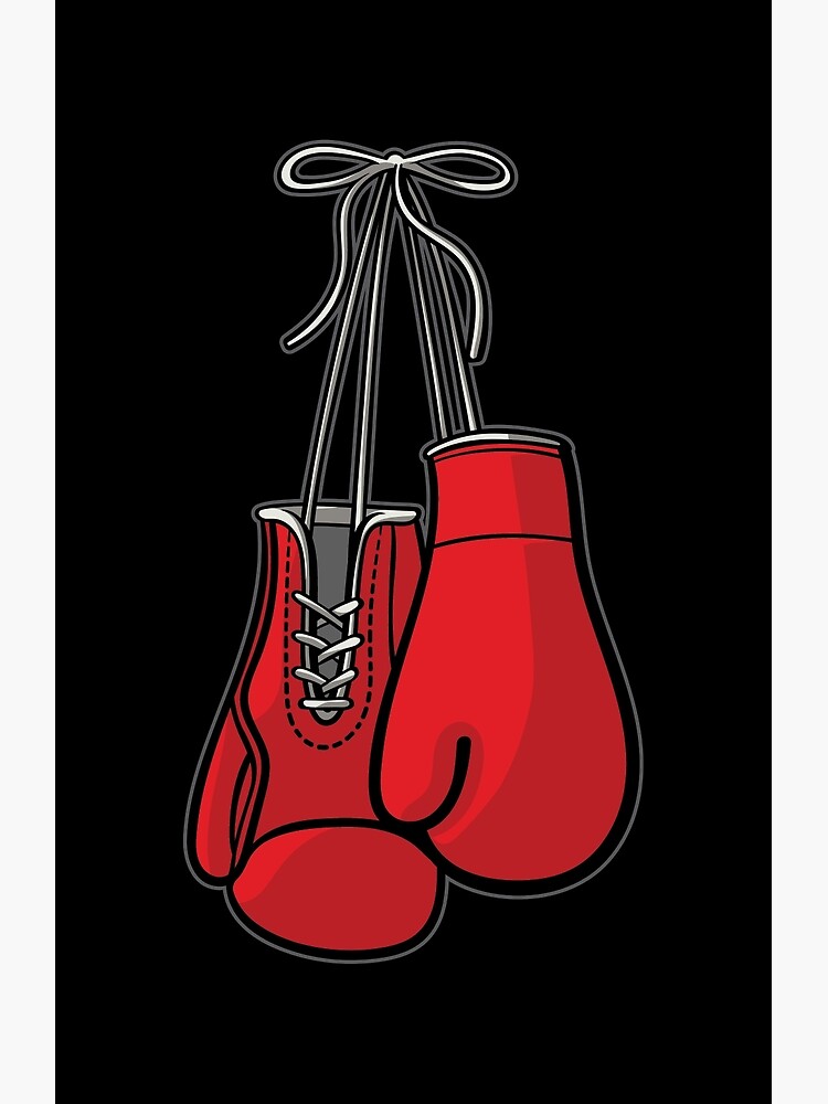 Red Boxing Gloves Art Print