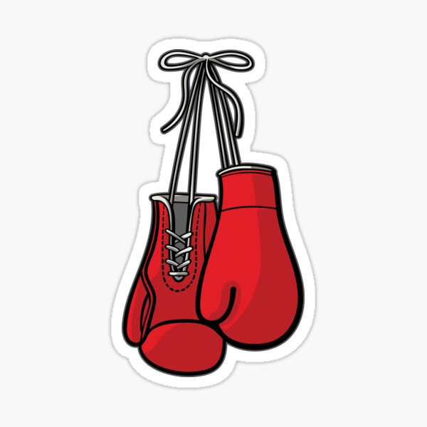 1 SUPREME boxing gloves sticker