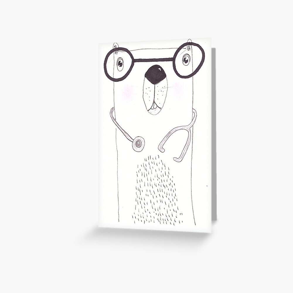 Gopher Health Care Professional Greeting Card