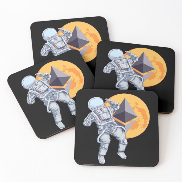Artikelvorschau, Astronaut ETH Mooning entworfen und verkauft von BtcSweatshirts.