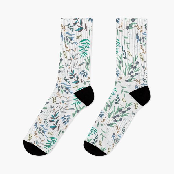 Aperçu de l'œuvre Aquarelle dessin art numérique modèle sans couture olive fleurs et illustration florale sur fond blanc créée et vendue par arthouze.