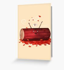 Pumpkin Spice Log(tte) Greeting Card