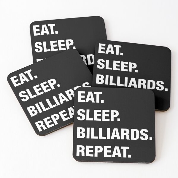 Item preview, Eat. Sleep. Billiard. Repeat. designed and sold by orlumbuspirate.