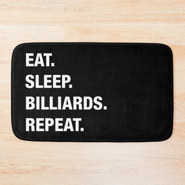 Item preview, Eat. Sleep. Billiard. Repeat. designed and sold by orlumbuspirate.