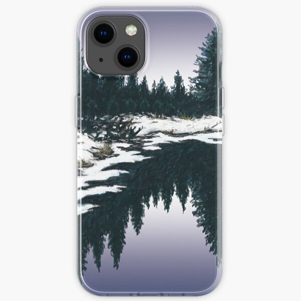 Upper Truckee River Sunset iPhone Soft Case