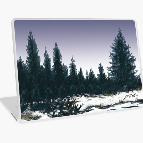 Upper Truckee River Sunset Laptop Skin