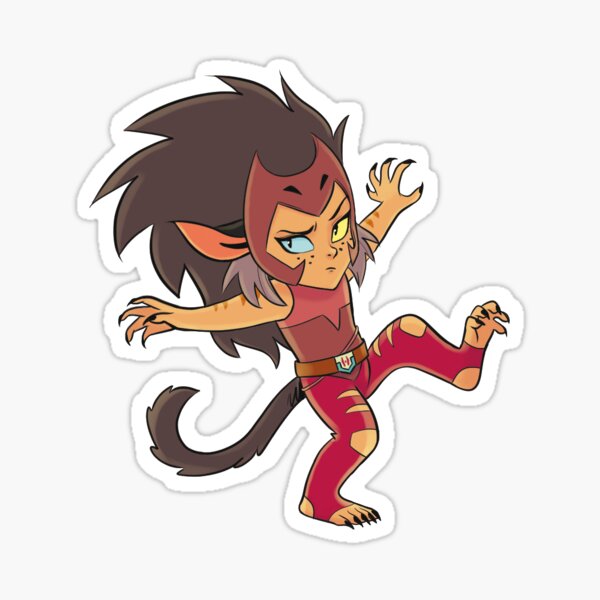 Vista previa del artículo con la obra «Chibi Catra», diseñado y vendido por Seaworthy Pirate.