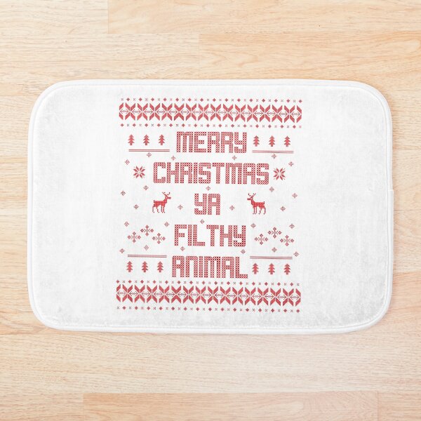 Item preview, Merry Christmas You Filthy Animal (Red) designed and sold by TPejoves.