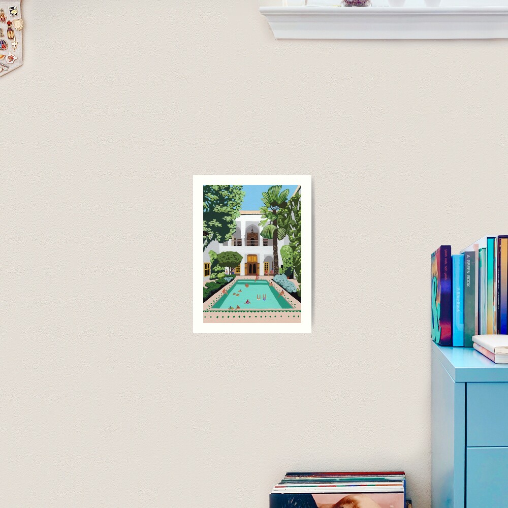 Marrakech Riad Art Print