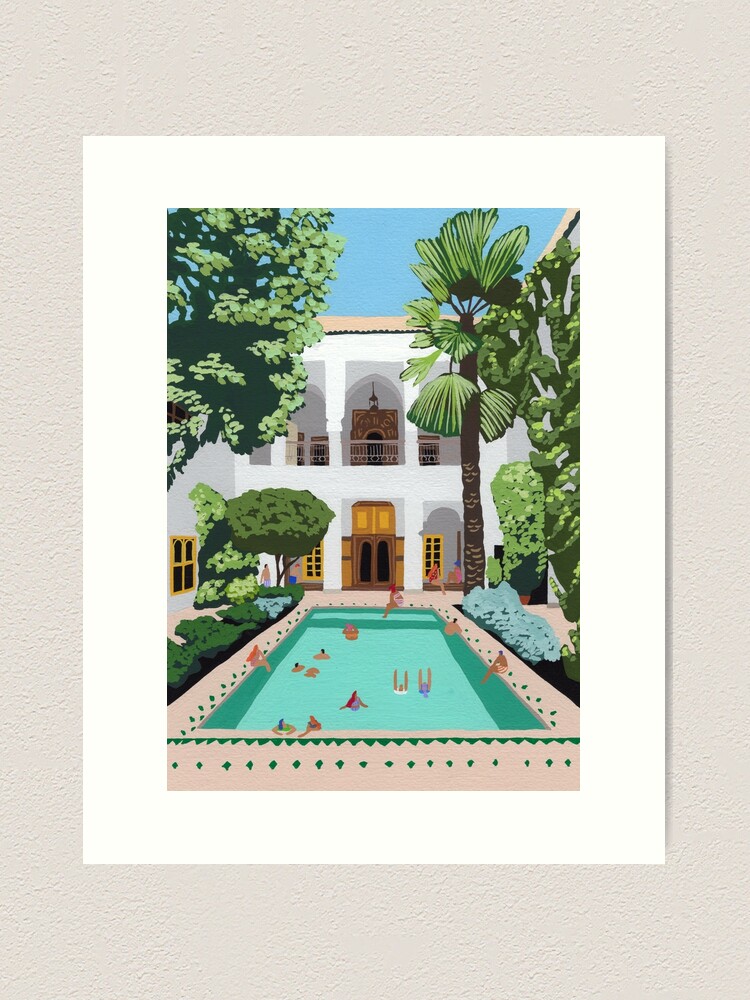 Alternate view of Marrakech Riad Art Print