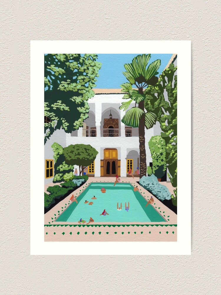 Alternate view of Marrakech Riad Art Print