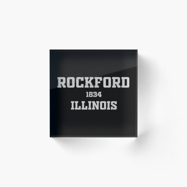 Rockford Illinois Acrylic Block