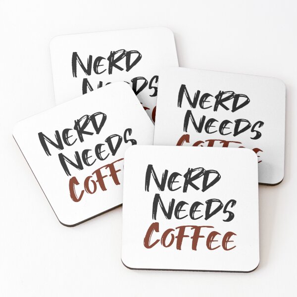 Item preview, Nerd Needs Coffee designed and sold by SassyClassyMe.
