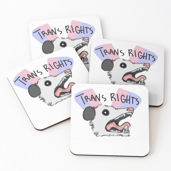 Item preview, TRANS RIGHTS!!!! designed and sold by thescarredwolf.