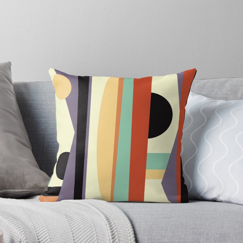 Item preview, Throw Pillow designed and sold by robcolvinart.