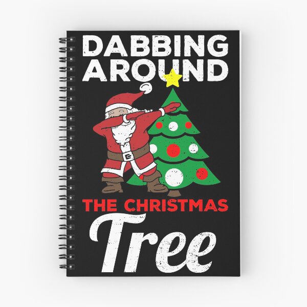 Item preview, Santa Dabbing Around The Christmas Tree Holiday T-Shirt designed and sold by Dubbra.