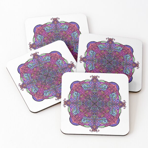 Item preview, Rainforest Dusk Mandala designed and sold by PatrickMartian.