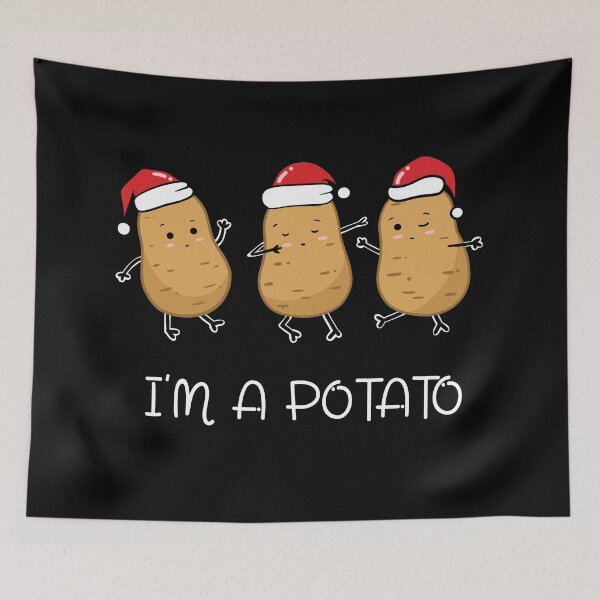 Item preview, I'm A Potato Santa Potato Cute Funny Christmas Gift designed and sold by Kate Hyunsu Cho.