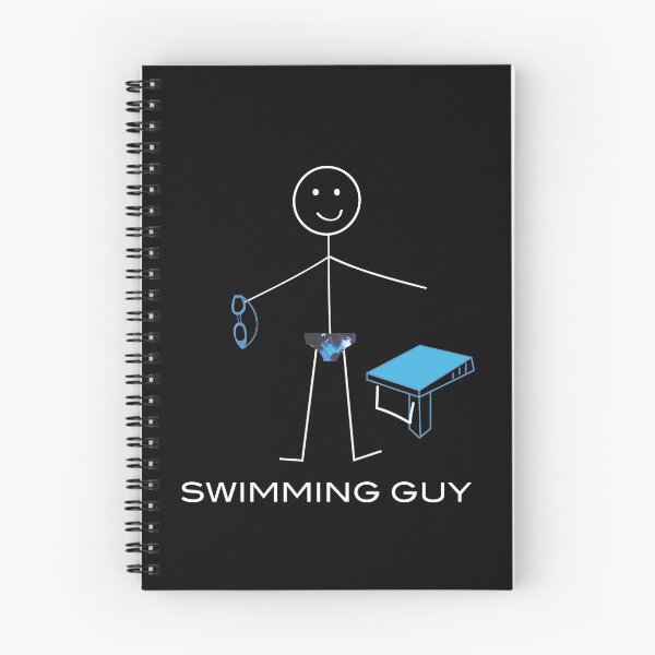 Item preview, Funny Mens Swimming Guy designed and sold by whyitsme.