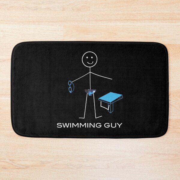 Item preview, Funny Mens Swimming Guy designed and sold by whyitsme.