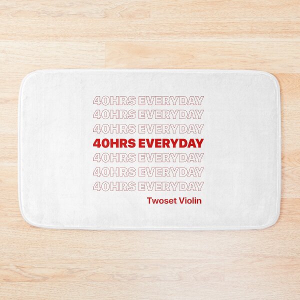 Item preview, 40 HRS EVERYDAY - Twoset Violin designed and sold by cameronbaba.