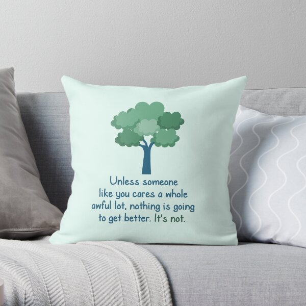 Unless - The Lorax Throw Pillow