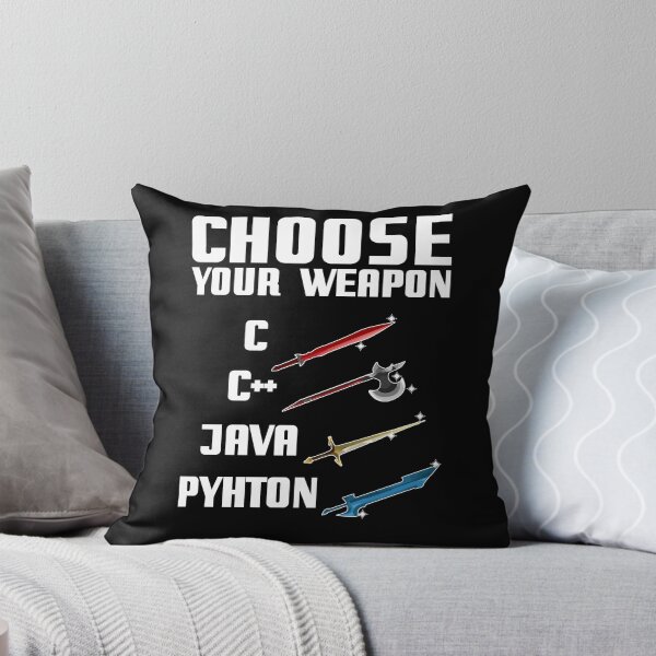 Item preview, Choose Your Weapon Programmer Coder Programming Language Gift designed and sold by Dressed For  Duty.