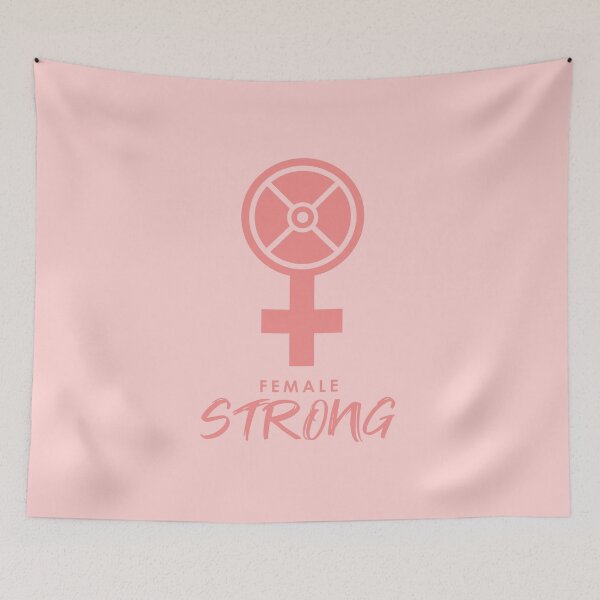 Item preview, Female Strong Weight Lifting Gym Rat Venus Symbol designed and sold by StudioUnrefined.