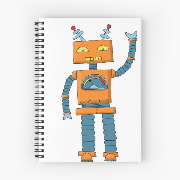 Item preview, the friendly robot designed and sold by marie scowen.
