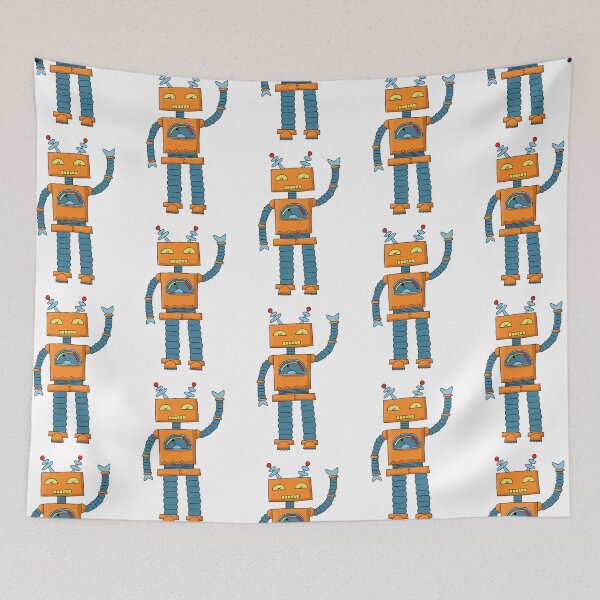 Item preview, the friendly robot designed and sold by marie scowen.
