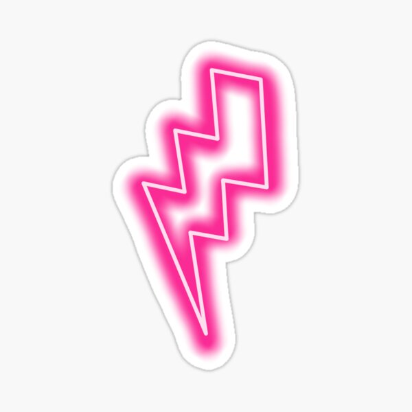 Neon Hot Pink Stickers Redbubble - aesthetic neon pink roblox icon