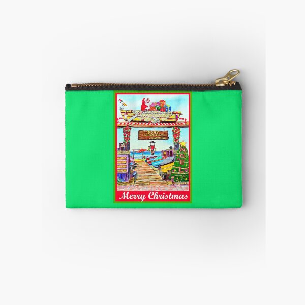 Item preview, Merry Christmas-Dory Fishing Fleet-Newport Beach CA designed and sold by ArtbyLeclerc.