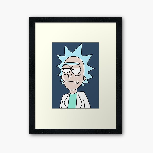 Rick and Morty Framed Art Print
