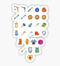 Zelda Inventory Sticker