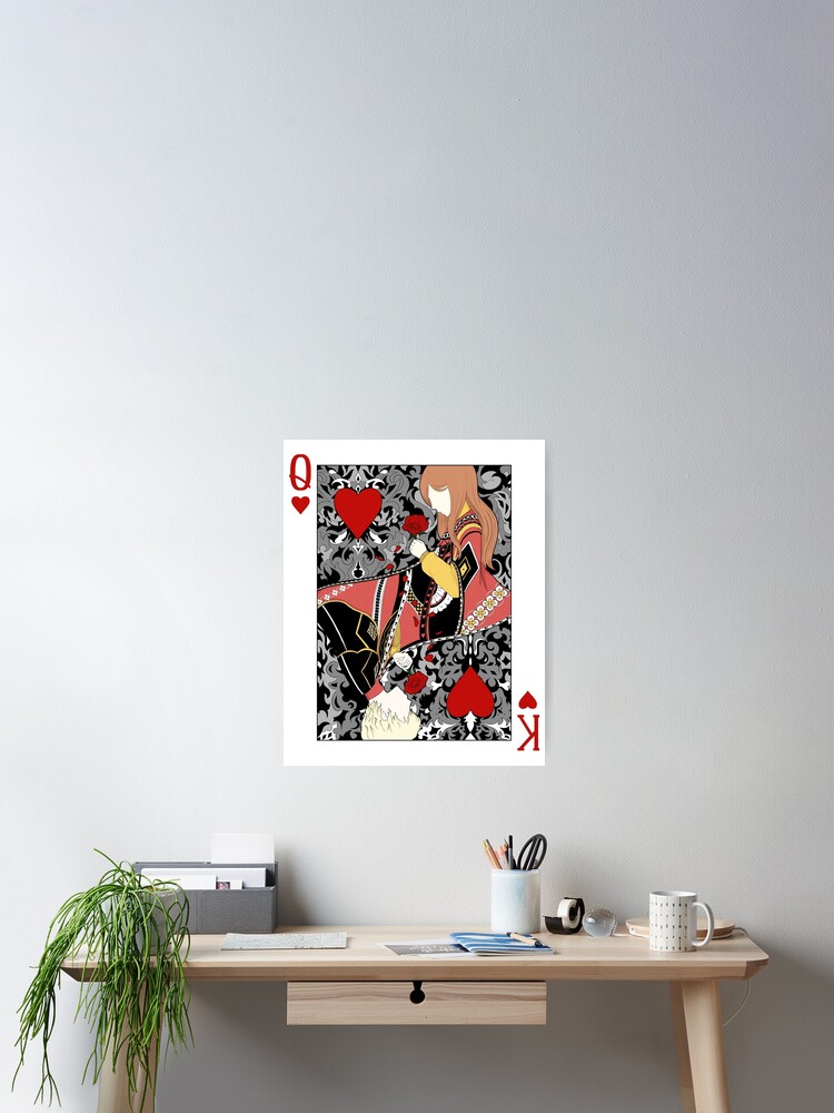 Thumbnail 2 of 3, Poster, Queen And King of Hearts designed and sold by chocoandt.