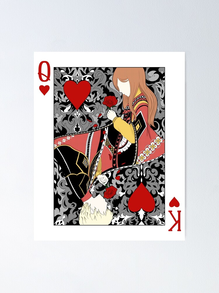 Thumbnail 1 of 3, Poster, Queen And King of Hearts designed and sold by chocoandt.