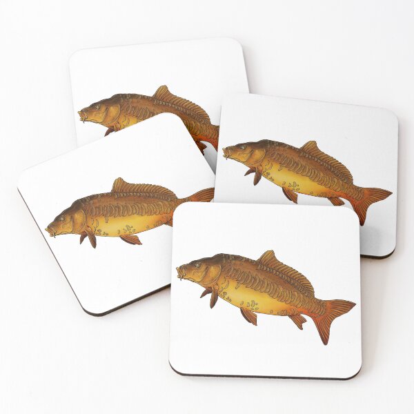 Item preview, Mirror carp 4 designed and sold by InkFish Art.