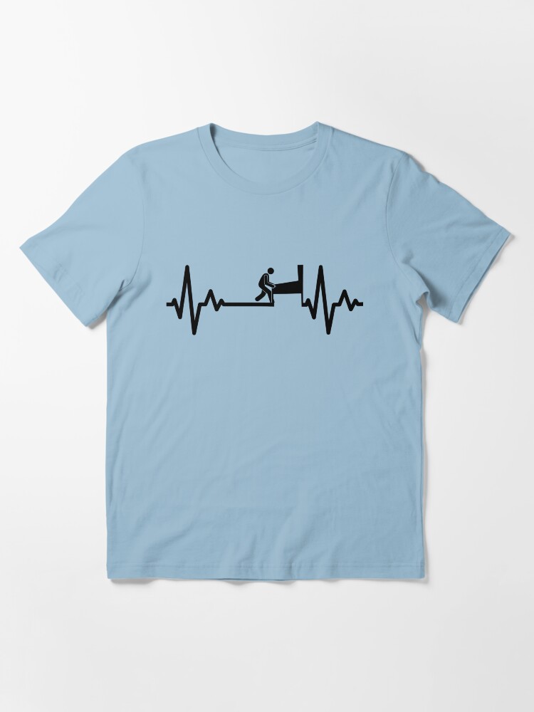 Alternate view of Swinks - Pinball Heartbeat (Black) Essential T-Shirt